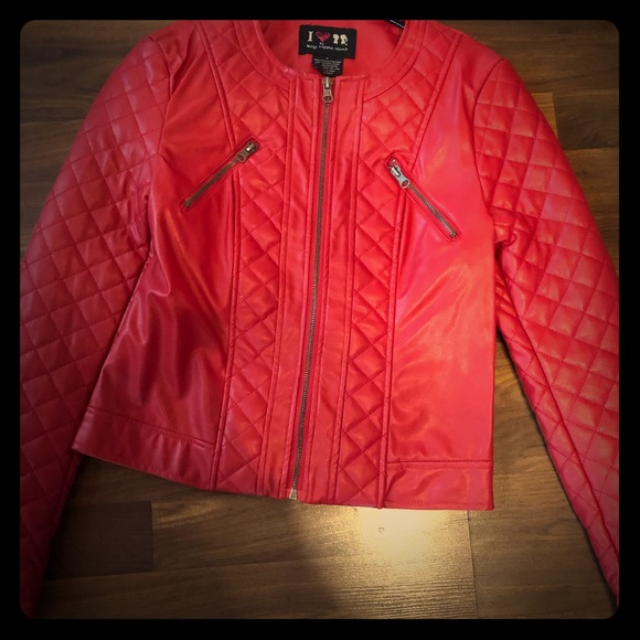 Jackets & Blazers - Faux Leather Jacket